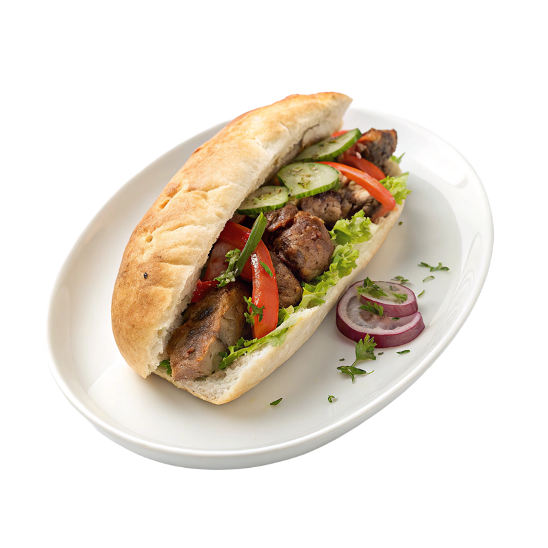 Kebab w bułce